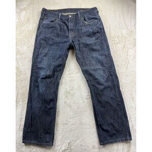 Levi's 569 Mens Loose Straight Fit Jeans 34X32 Blue Denim Y2K 2010
